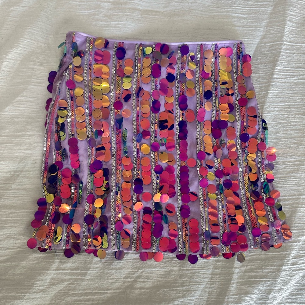 Sequin skirt